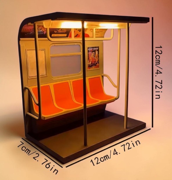 Vintage NYC Subway Train LED Night Light