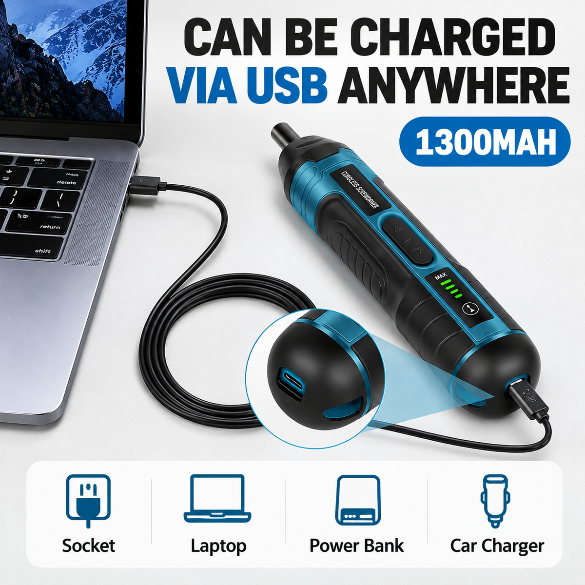 Rechargeable Cordless Screwdriver