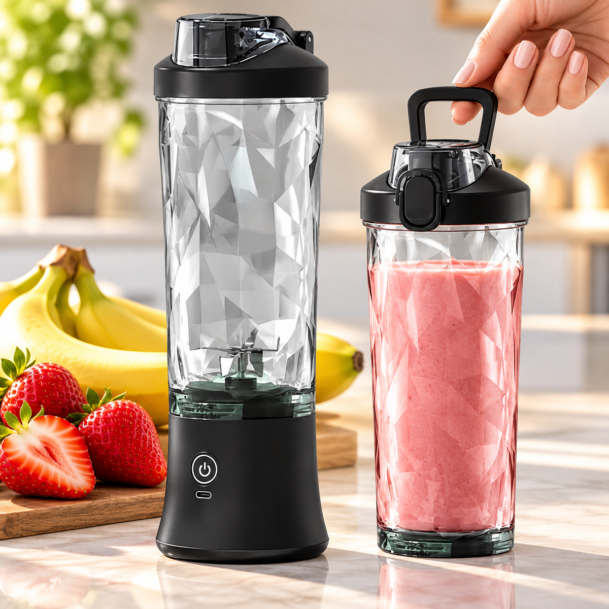 Portable & Rechargeable Healthy Smoothie Blender