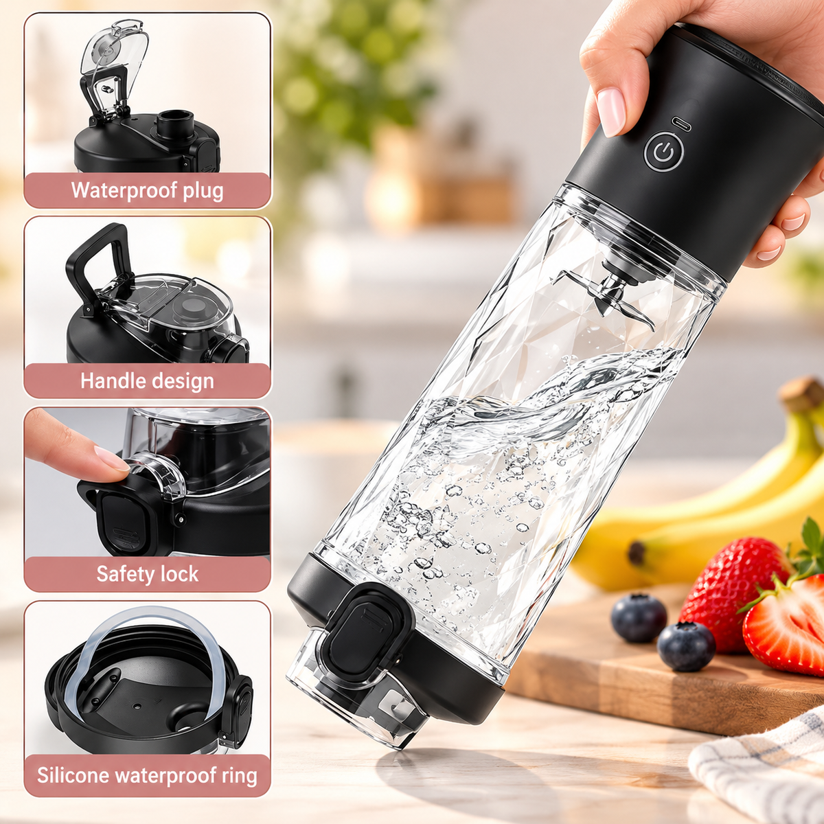 Portable & Rechargeable Healthy Smoothie Blender