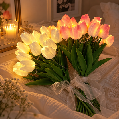 Glowing LED Tulip Night Light