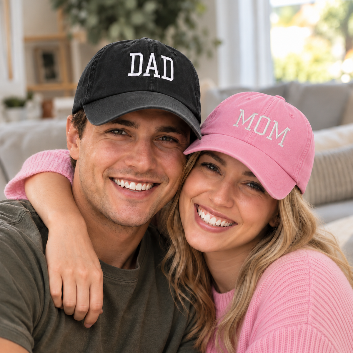 Embroidered Parent To Be Caps