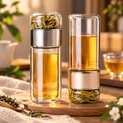 Portable & Insulated Glass Infuser Bottle