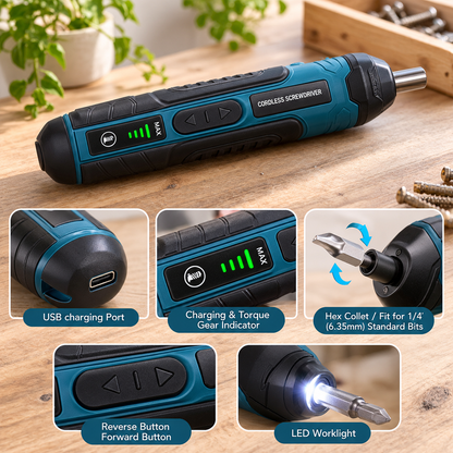 Rechargeable Cordless Screwdriver